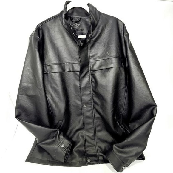 SF Superlative Fashion Italian men's leather jacket - Size large Primo leather - Picture 1 of 11